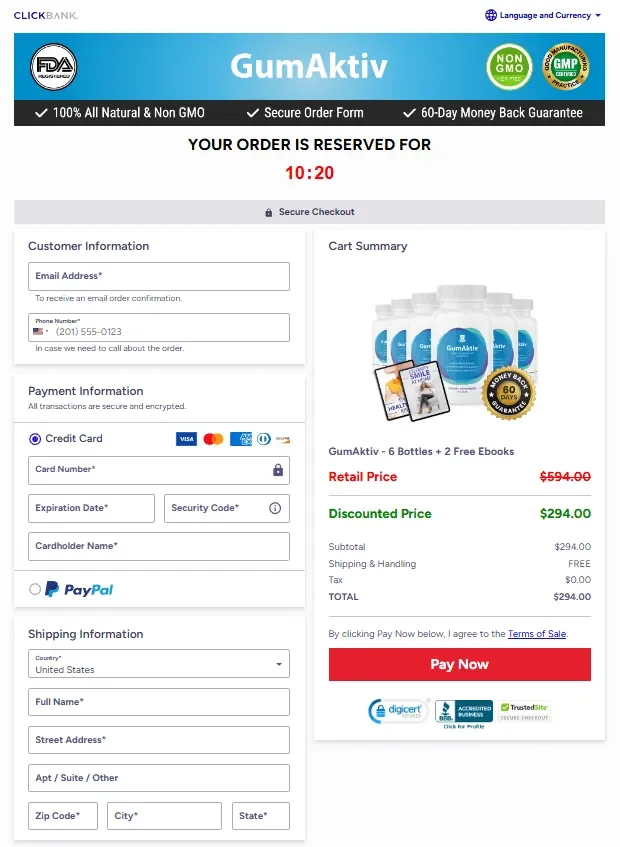 gumaktiv gumaktiv-secure-checkout-page